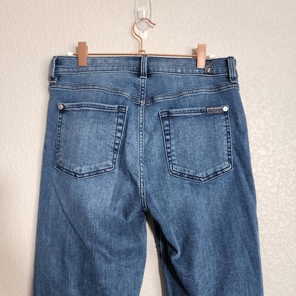 7 FOR ALL MANKIND 7FAMK The High Waist ankle skinny jeans Sparkle Edition 29 - Picture 8 of 15